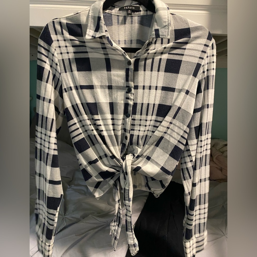 Cute Woman’s Crop top Flannel